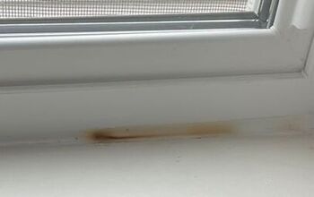New Windows Installed...Caulk is discoloring in spots?