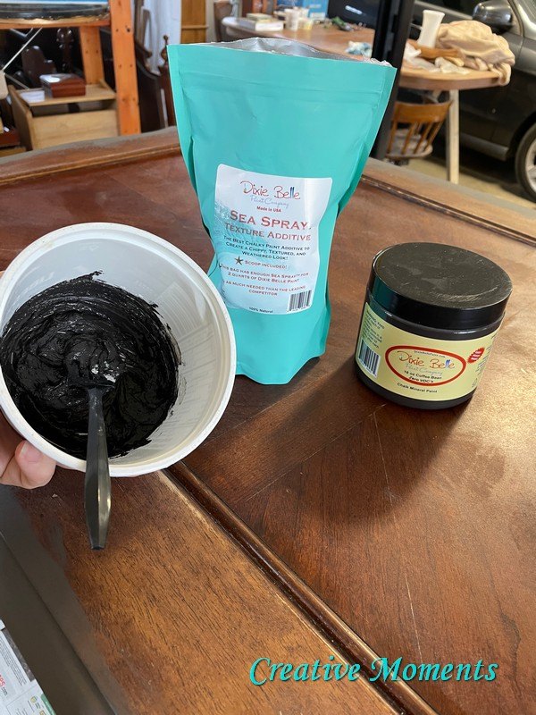 damaged coffee table top no problem add texture