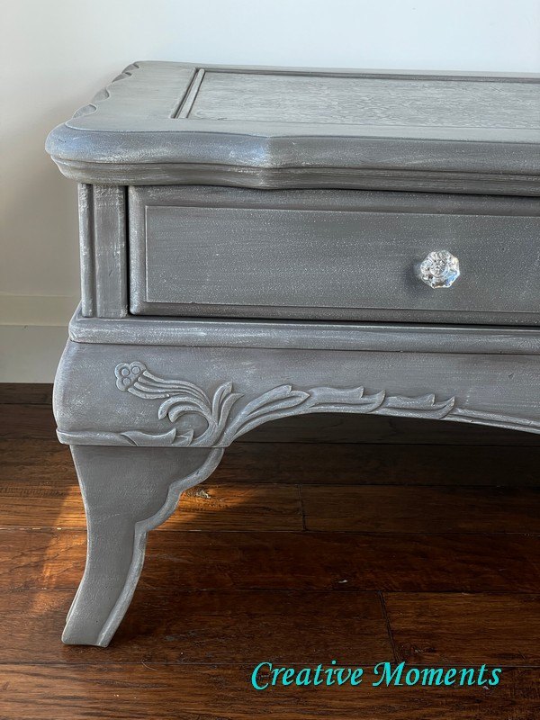 damaged coffee table top no problem add texture