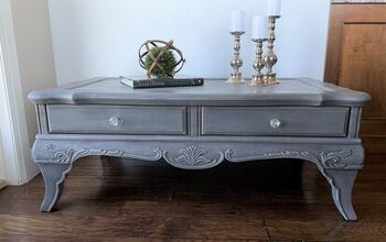 Damaged Coffee Table Top? No Problem - Add Texture