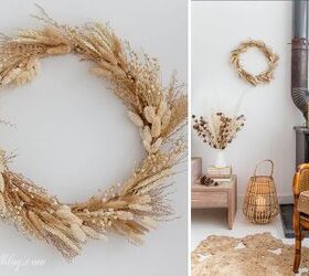 Hacer una corona de trigo (proyecto de manualidades perfecto para el otoño)
