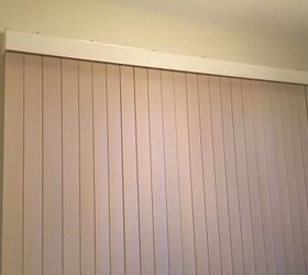 how to clean blinds quickly and easily, closed vertical blinds