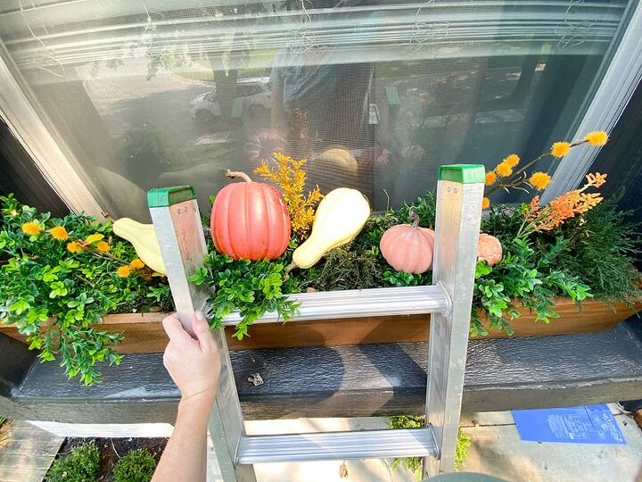 ideas para decorar el porche delantero y las jardineras en otoo