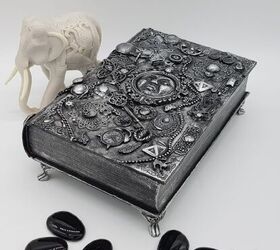 s 16 clever upcycles that resulted in expensive looking decor, This magical book jewelry box