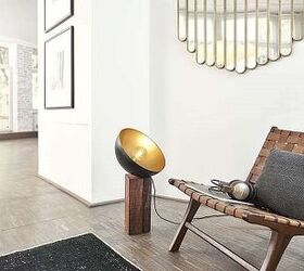 s 16 clever upcycles that resulted in expensive looking decor, A chic salad bowl floor lamp