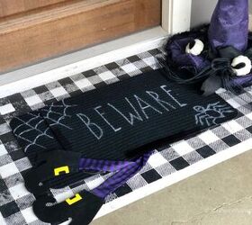 s 10 creative porch ideas to copy before the 31st, This super cute doormat