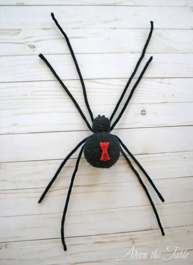 grande aranha falsa para decorao de halloween