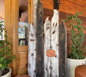 Upcycled Wood Ghosts