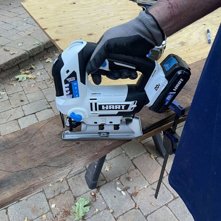 upcycled wood ghosts