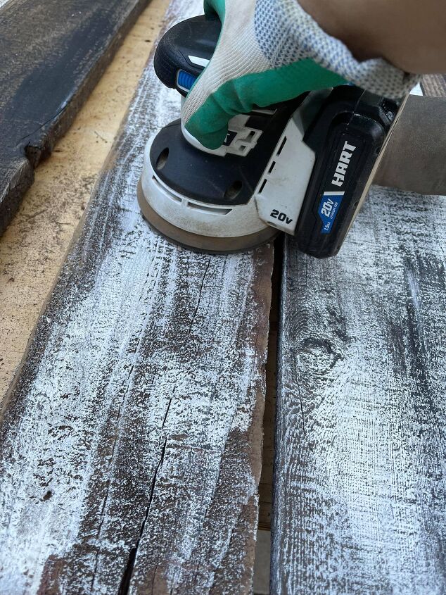 upcycled wood ghosts