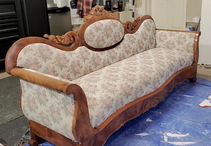 cmo cambiar un sof antiguo victoriano con pintura de tiza