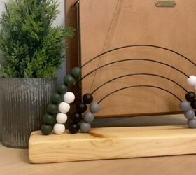s 18 genius ways to get the anthropologie look on a budget, Make a classy rainbow abacus