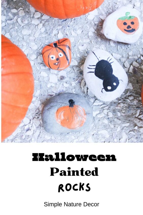 ideias para pintar pedras no halloween