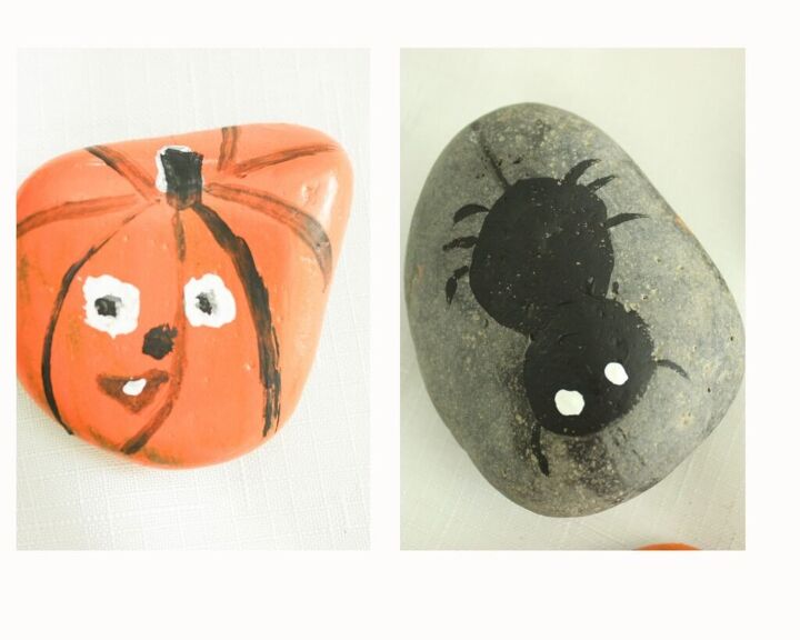 ideas para pintar rocas en halloween
