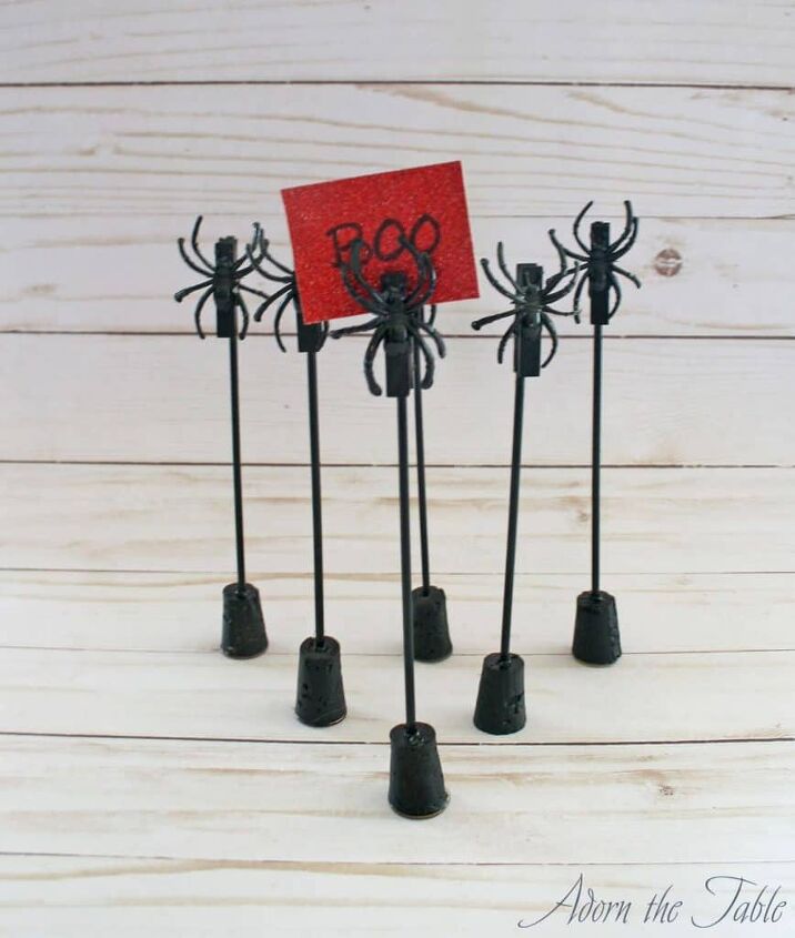 s 11 last minute ideas for your halloween party, These cute place card holders