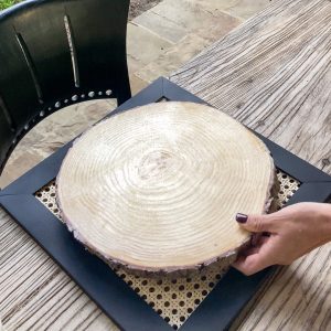 mesa otoal de bricolaje con restos de madera