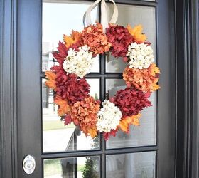 s 11 gorgeous fall wreaths that are making us swoon, Her beautiful floral wreath