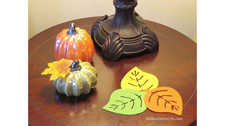 make your own fall coasters for next to nothing