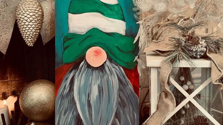 s the top 13 christmas ideas of 2021, This cute painted porch gnome