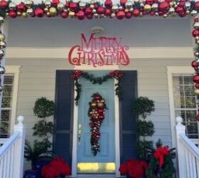 s 9 clever ways to fake high end holiday decor in your home, A beautiful Christmas archway