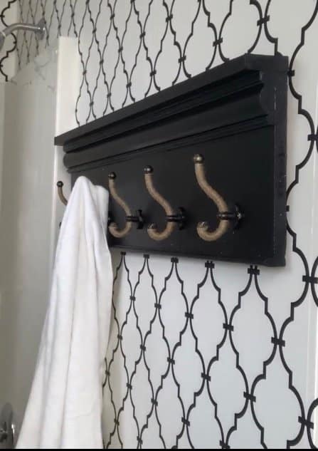 how to make a wall hook shelf simple and easy, Isn t this great