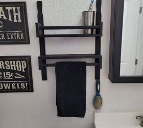 A Small Bathroom Shelf - Ikea Spice Rack Hack - Loving Here