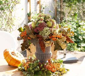 This Year’s Outdoor Fall Flower Arrangement