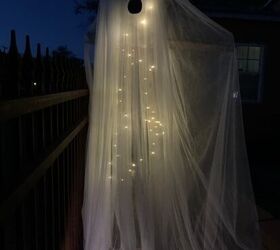 How to Make a Light-Up 12-Foot Ghost for Halloween