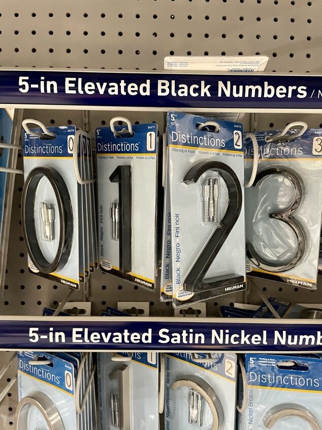 how to update your house numbers with a modern diy sign