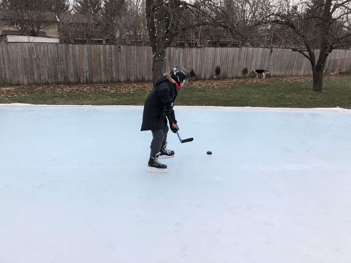 outdoor skating rink you can build yourself in a few hours with simple