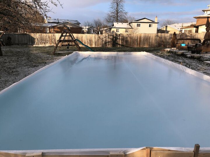 outdoor skating rink you can build yourself in a few hours with simple