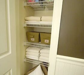 how to organize a closet, how to organize a linen closet