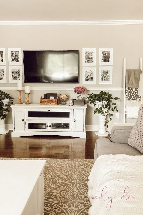 s 12 inspiring ways to decorate around a tv, Add a gallery wall on either side of your TV