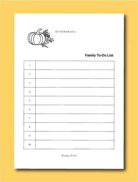 cmo crear una lista de tareas familiares de otoo en libreoffice writer