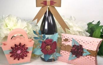 3 Ideas de regalos decorados con flores de papel