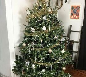 how to decorate a christmas tree you ll want to gaze at all season, Where to put a Christmas tree
