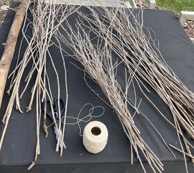 diy witch broom, Sort through your findings