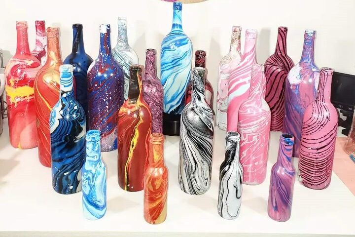 hydro dipping bottle art