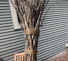 diy witch broom, Add a second band
