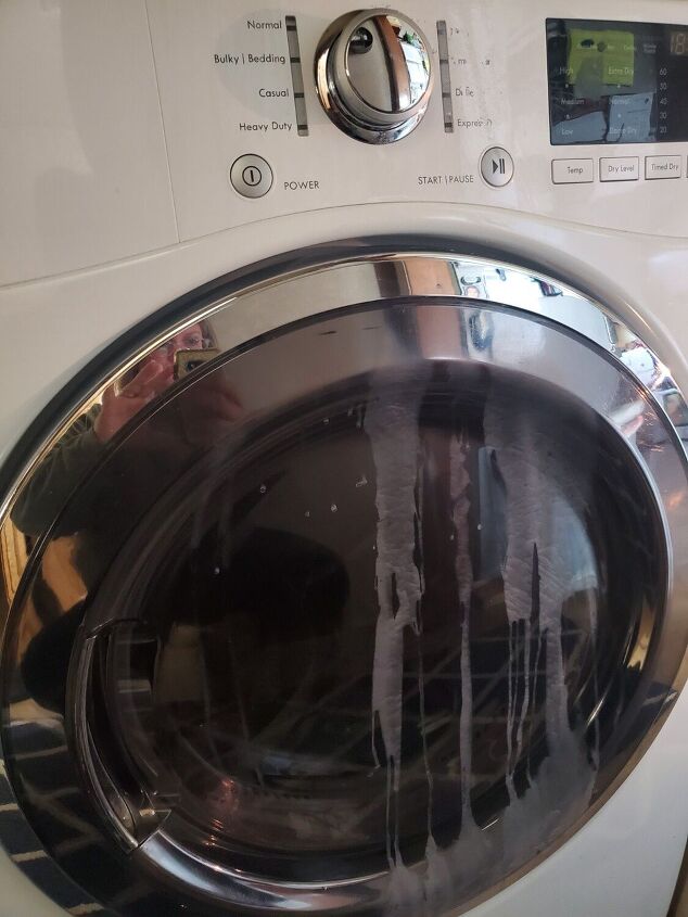 q clean this dryer from acetone spill