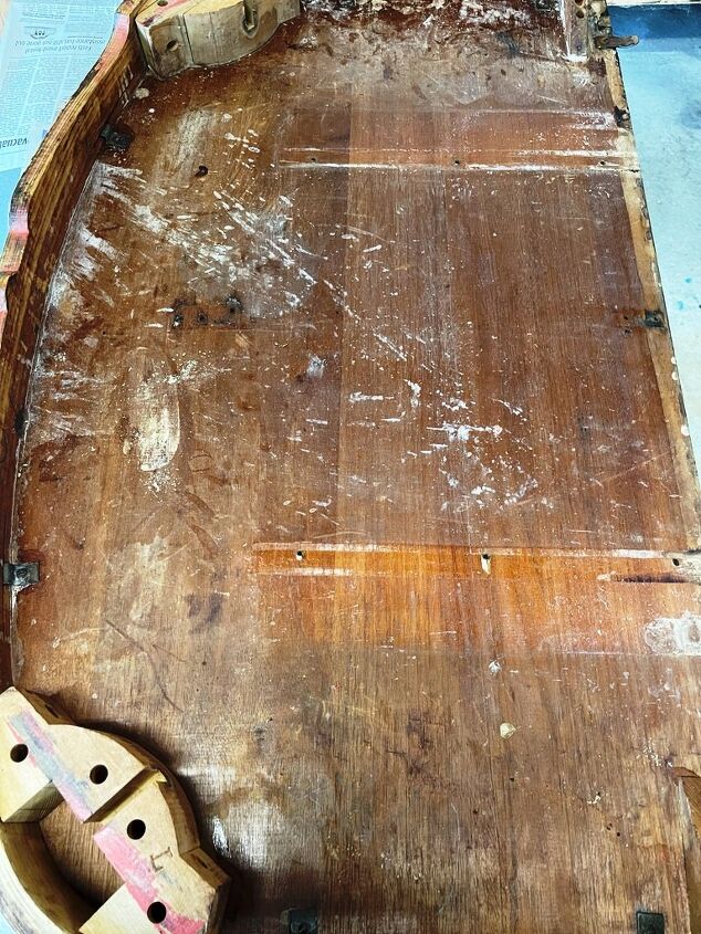 i bleached my first piece of furniture