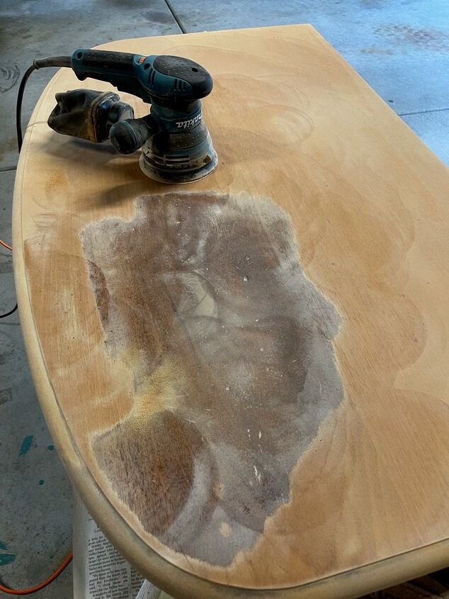 i bleached my first piece of furniture