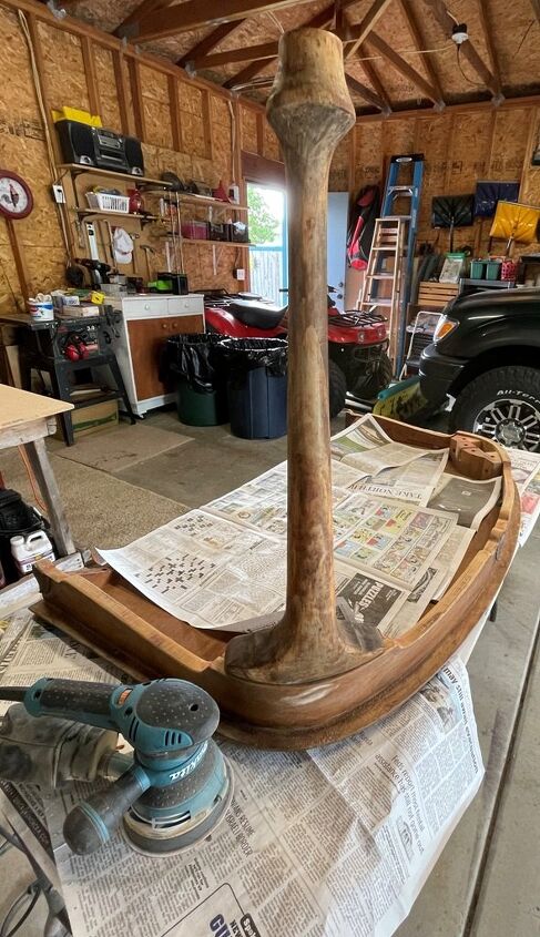 i bleached my first piece of furniture
