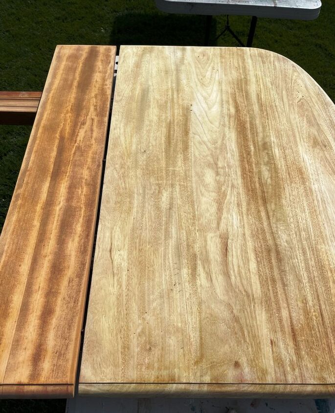 i bleached my first piece of furniture