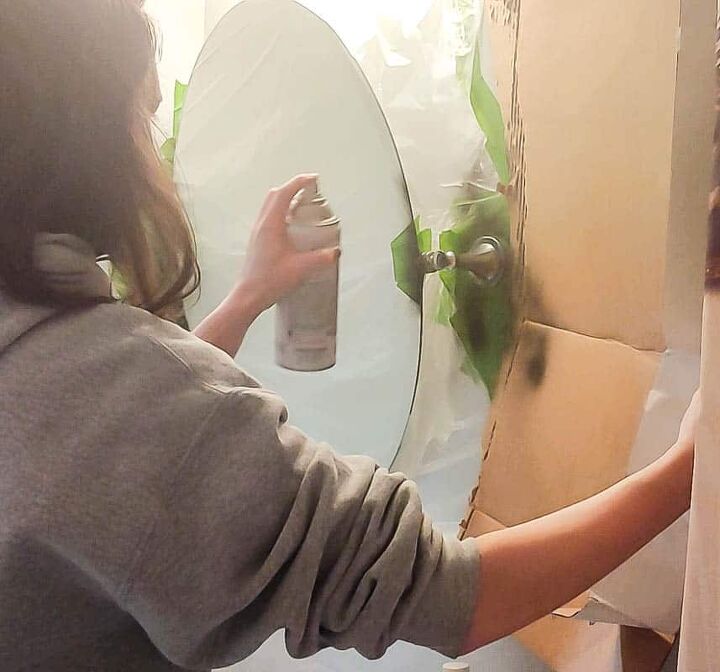cmo actualizar el espejo del bao con pintura en spray
