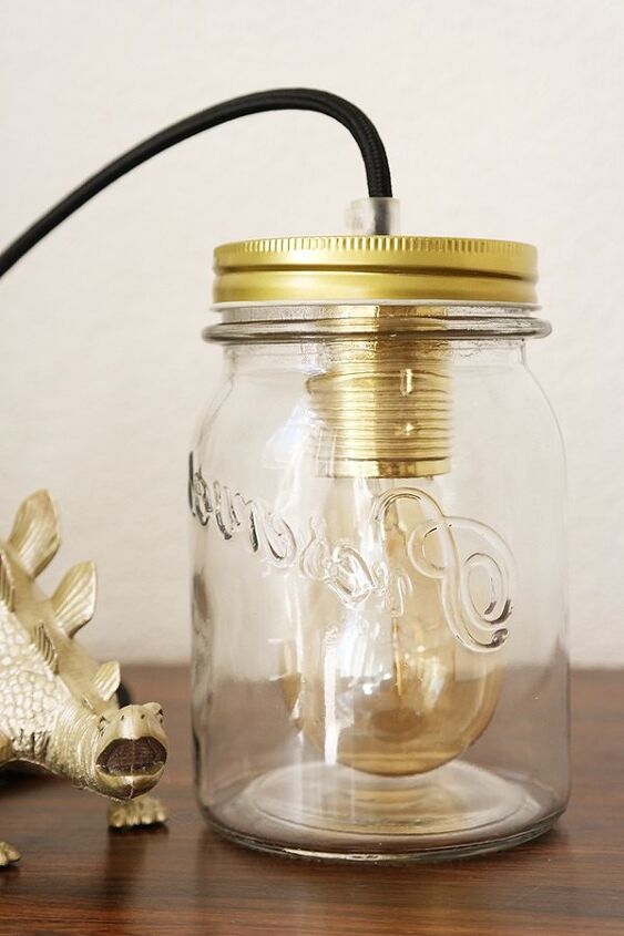 15 novos usos para frascos de pedreiro que mal podemos esperar para experimentar, Fa a uma l mpada fria em uma jarra de vidro