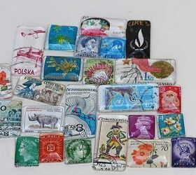 How To Make  Postage Stamp Magnets