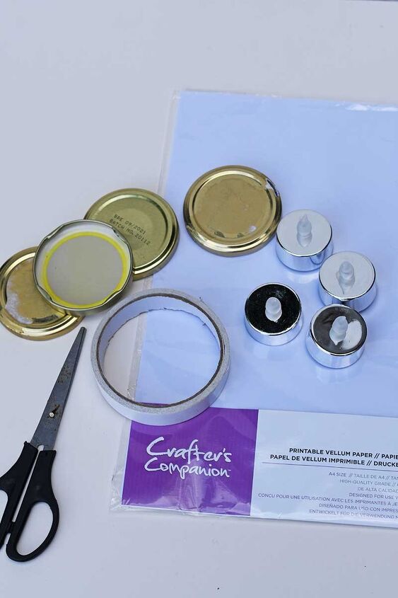 pretty upcycled mini tea light lanterns