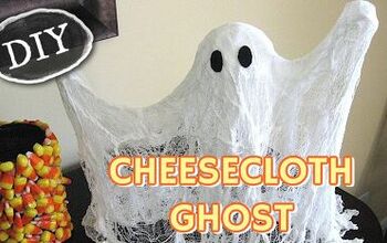 Tutorial de manualidades de fantasmas de tela de queso [Vídeo]