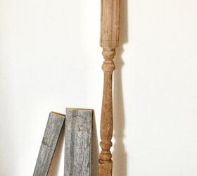 The clever way you can use an old spindle and scrap wood in front of your home